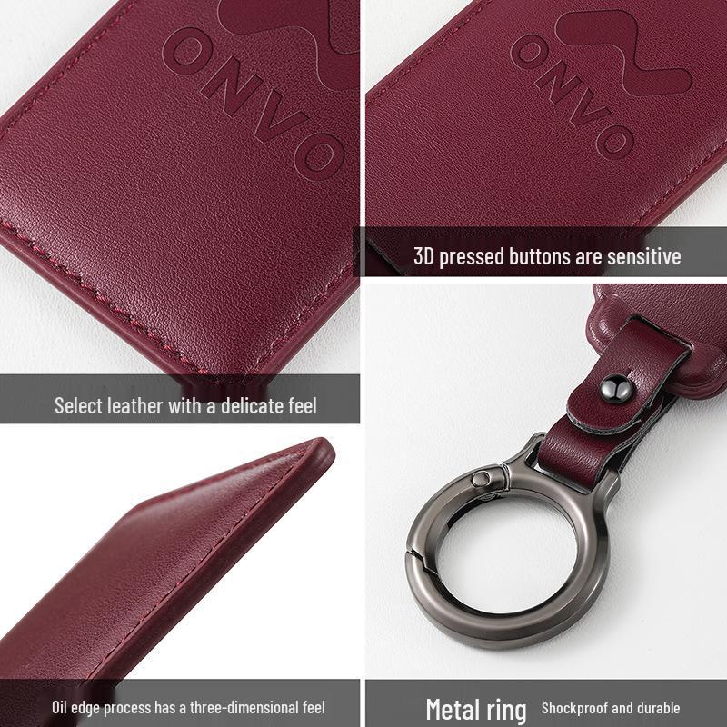 Letao L60 Card Key Case 2025 NIO L90 Car NFC Smart Leather Protective Buckle.