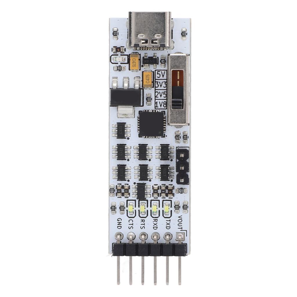 Typ-C-USB-zu-TTL-Modul RTS CTS DTR DSR DCT Mikrocontroller-Download-Konverter-Adapter mit Draht