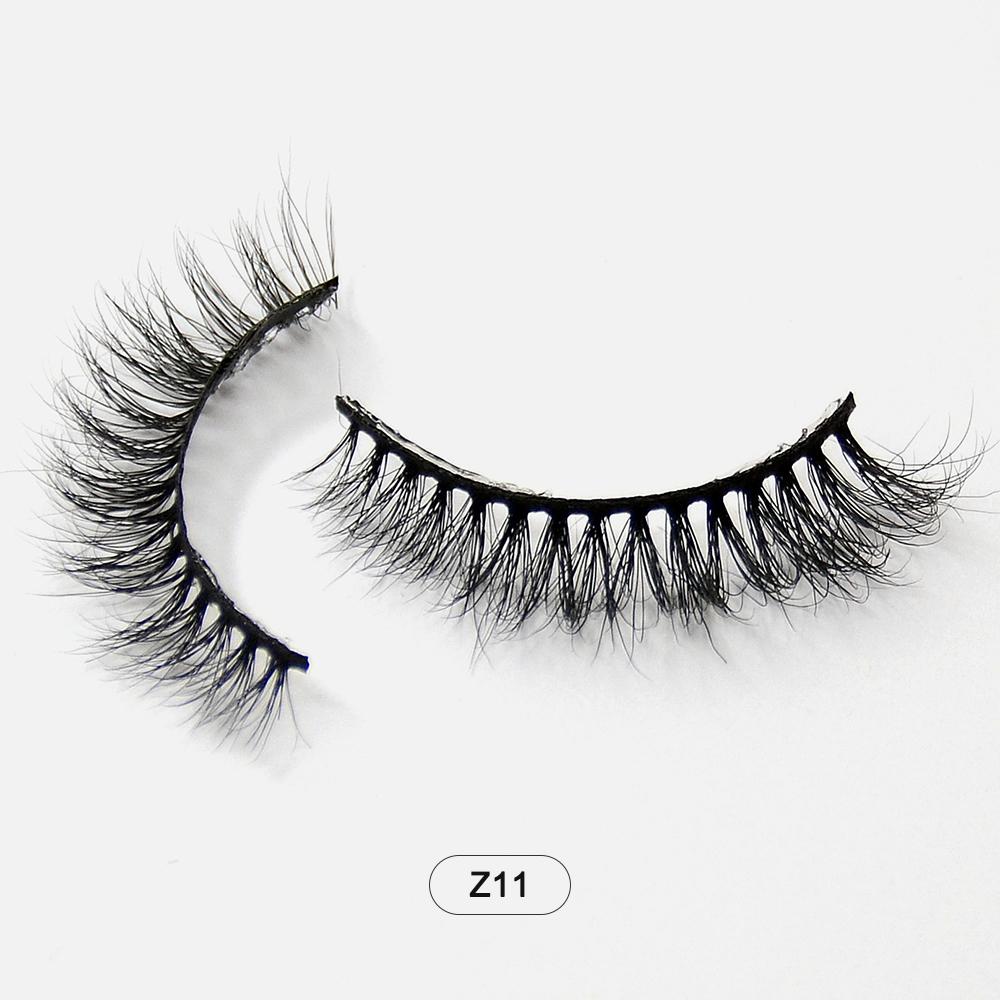 Dropshiping Makeup Mink Lashes Fluffy Soft Full Fake Eyelashes Natural False Eyelashes Wispy Lash Extension