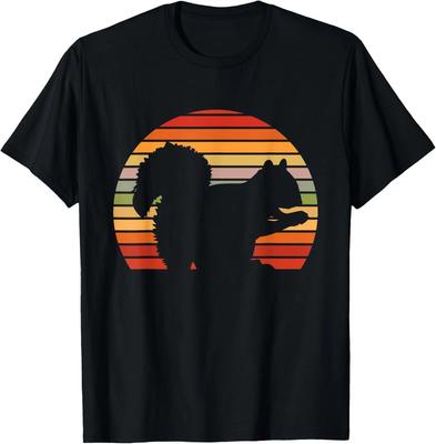 Squirrel Retro Vintage Cute Squirrel Lover Novelty T-Shirt