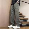 American High Street Straight Casual Pants Men's Summer Thin Loose Versatile Trousers Trendy Tooling Sweatpants