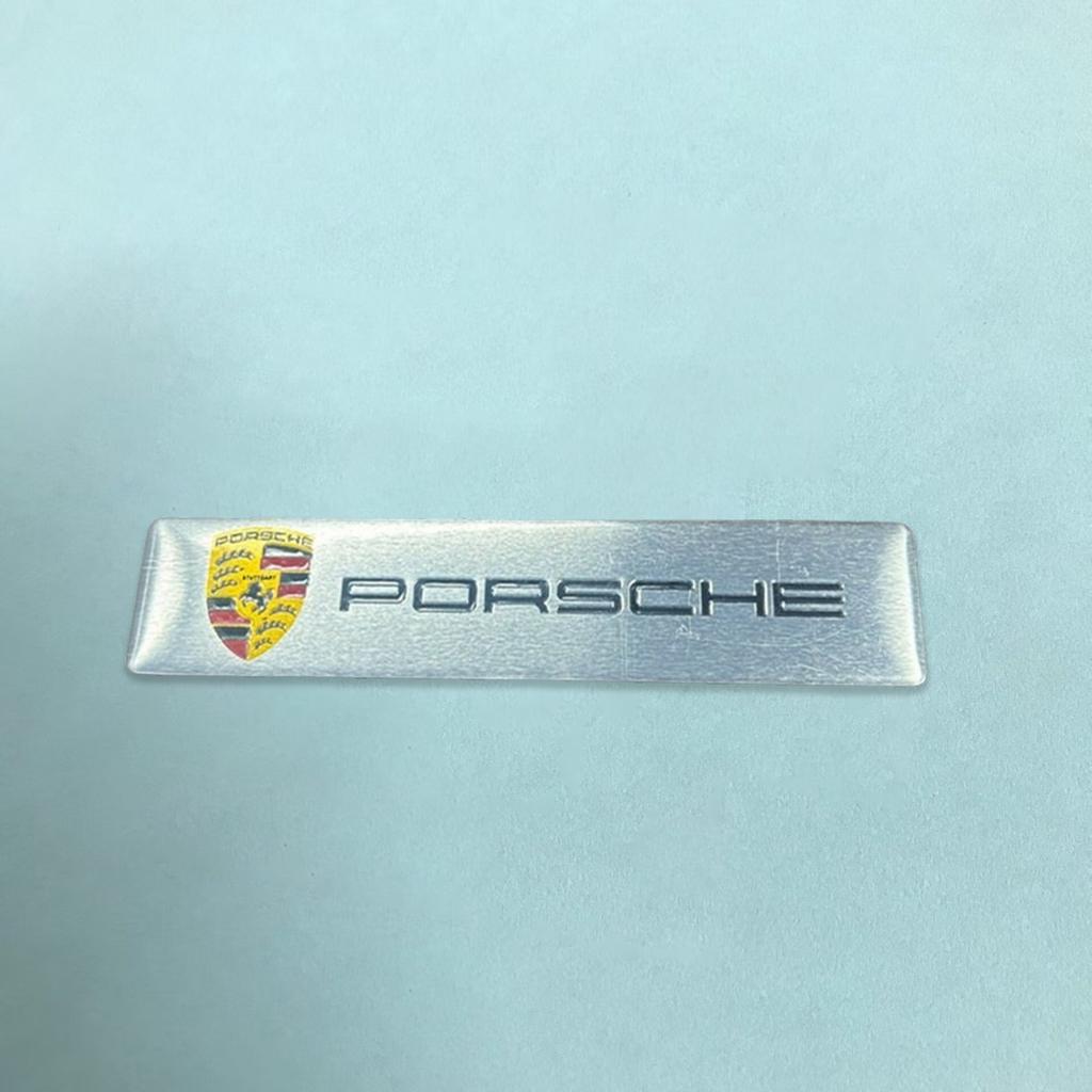 For Porsche Cayenne Panamera Macan 911 Taycan Boxster Cayman 918 Pajun Car 3D Aluminum Badge Sticker Body Trunk Decoration