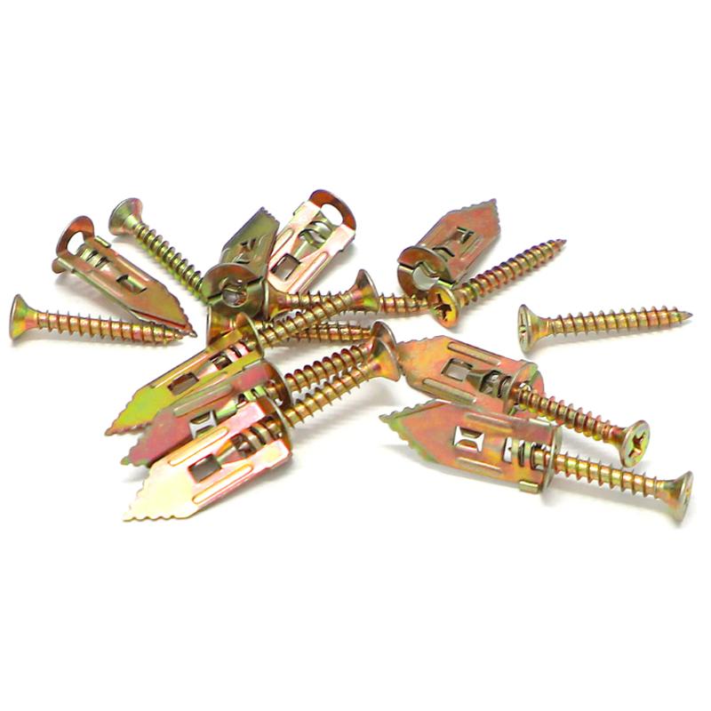 150 Colored Zinc Expansion Bolt Sets, Suitable for Home Decoration and Industrial Applications.