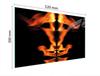 GLASSCHNEIDEBRETT 52x30 FEUER