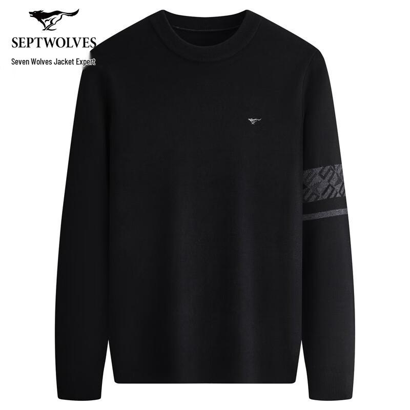 Septwolves Men's Cashmere Blend Wool Sweater