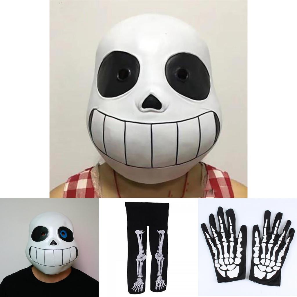Eye-catching Game Undertale Sans Cosplay Costume Hoodie With Premium Stocking And Mask