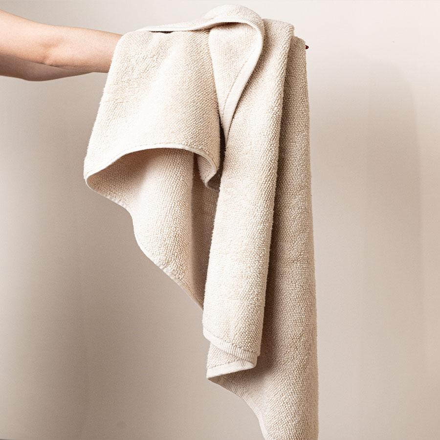 Leon - Ręcznik Frotte - 70X140 Cm - Kremowy