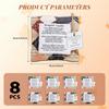 8 Pcs Square Pocket Prayer Quilt with Cross ide, Mini Prayer Quilt for Women Pastor Appreciation Father's Day