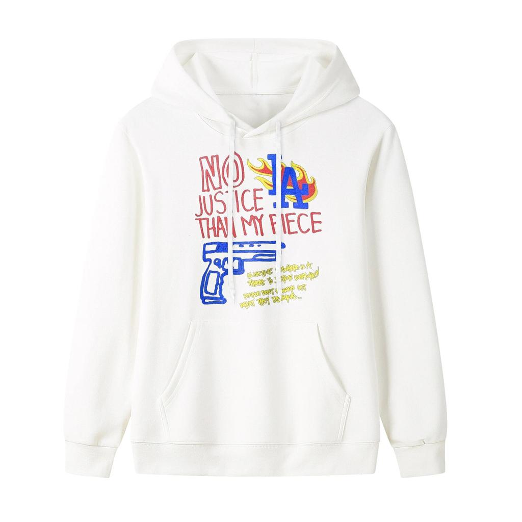 Graphic Printed Hoodie for Unisex and woUnisex Autumn and Winter Harajuku Hooded Sweatshirt for Unisex's Retro Jacket for Street Wear