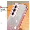 KEYSION Luxury Plating Glitter Phone Case for OPPO Reno12 Pro 5G Transparent Soft TPU Shockproof Back Cover for OPPO Reno12 5G
