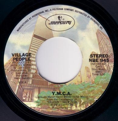 Płyta 7-calowa VILLAGE PEOPLE - Y.M.C.A. NBE945 Mercury 1978 UK Dance & Electronica Używany