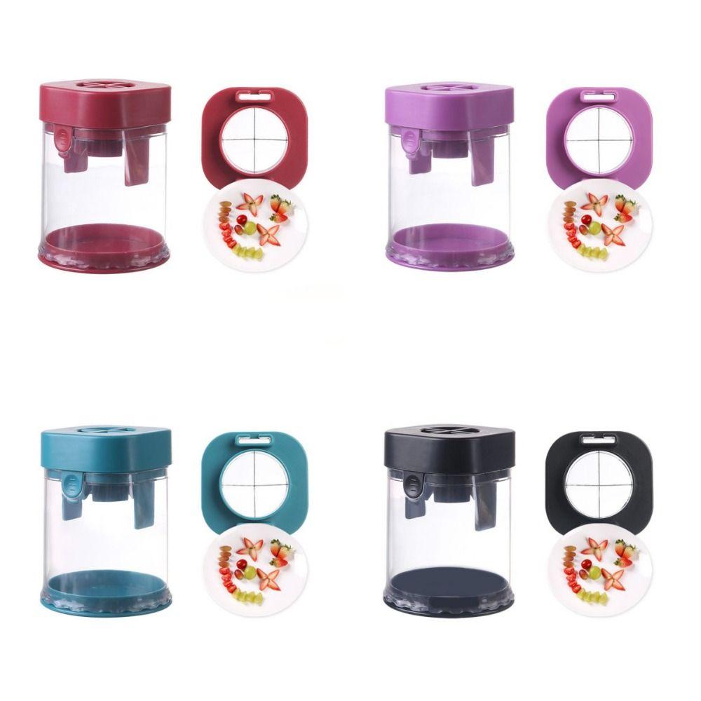 Easy Quarter Cutter Quick Fruit Slicer Plastic Fruit  Press Separator  Tomato