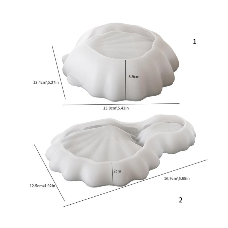 Muschelform, Silikonschale für Epoxidharz, Muscheln, Meeresschnecke, Schmuckplatte, Kerzenhalter, Kunsthandwerk, Heimdekoration