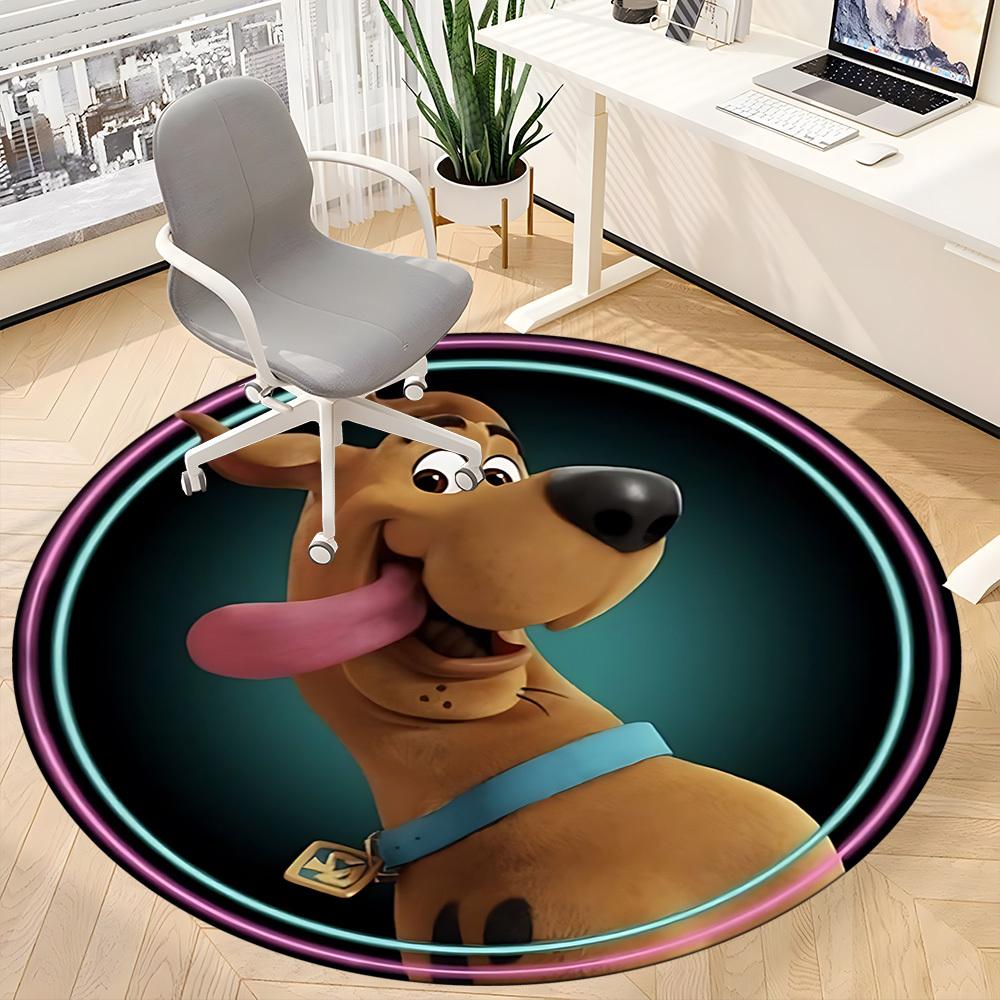 1pc Scooby-Doo Chair Carpet for Office Non-Slip,Machine Washable Rug for Office, Room - Holiday Decor - Machine Made yy251017205