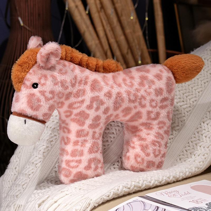 

Мягкая кукла-пони плюшевая игрушка кукла-пони домашняя подушка компания для ребенка успокаивающая тряпичная кукла 43*33cm（0.35kg） розовый
