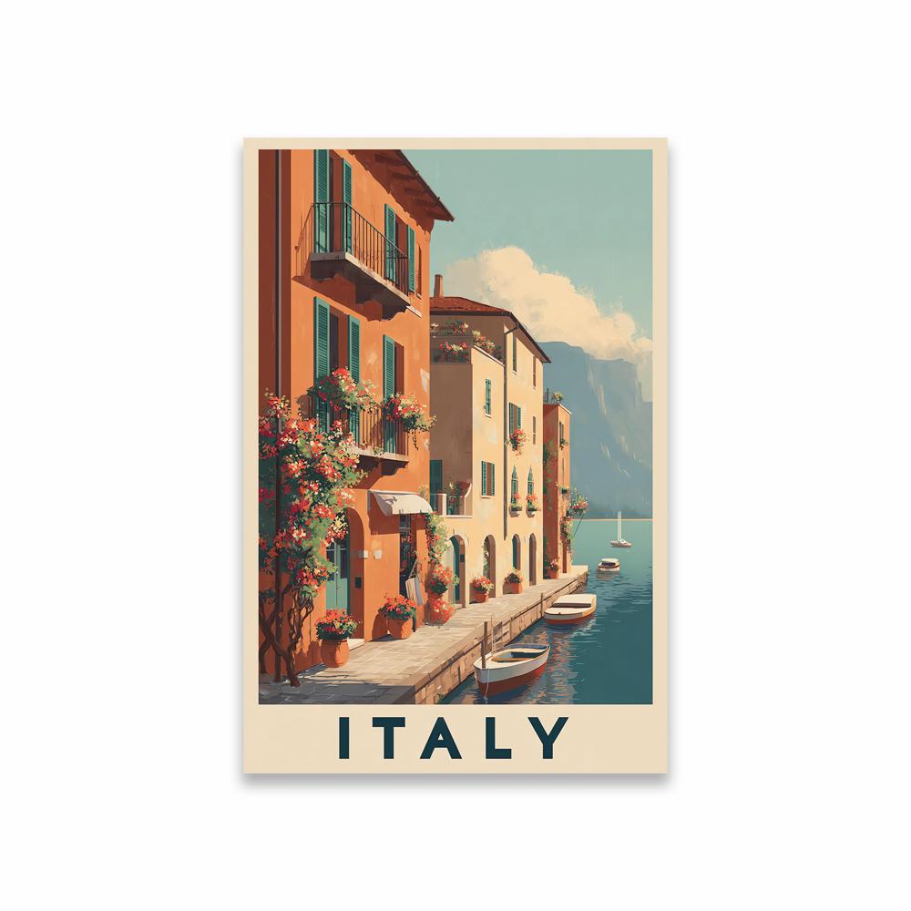 Rome Italy Wall Art Poster Vintage Colosseum Poster Print Ancient Roman Architecture Decor Europe Travel Illustration Painting