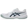 Asics UPCOURT 6 1071A104 Indoor Sports Size 104 2E Men's Shoes, (White/Tranquil Teal), 29.0 Cm,