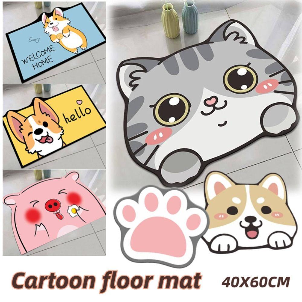 40x60cm Floor Mat Cat Paw Foot Mat New Bathroom Mat