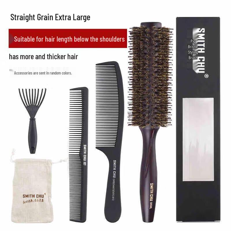 Miling Professional Boar Bristle Round Hair Brush