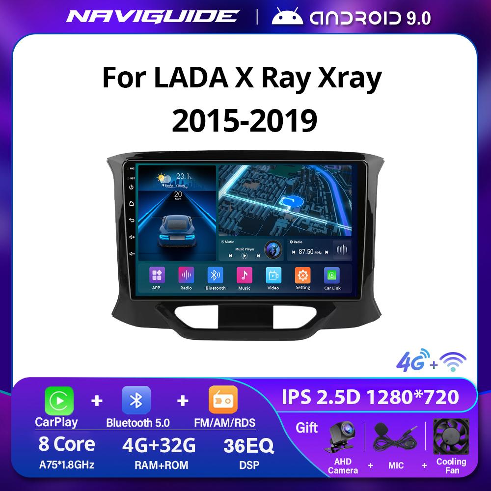 Android 13 Car Radio for LADA X Ray Xray 2015 - 2019 Multimedia Player 2 Din Navigation GPS Carplay Autoradio Stereo DVD