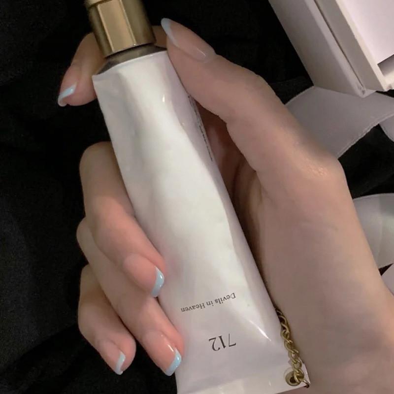 Unique 2020 Chinese Brand Nail Art Stickers With Removable French Fake Nails In Gel Glue And Jelly Double-sided Design