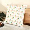 Strawberry Pattern Cushion Cover Soft Short Plush Pillow Cover Smooth Cozy Texture Aesthetic Cushion Case Home Decor
