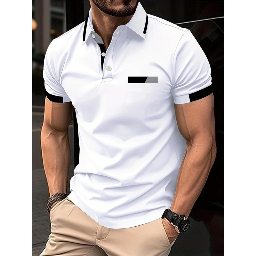 Essential! Slim fit short-sleeve polo shirt, stylish design for daily wear.