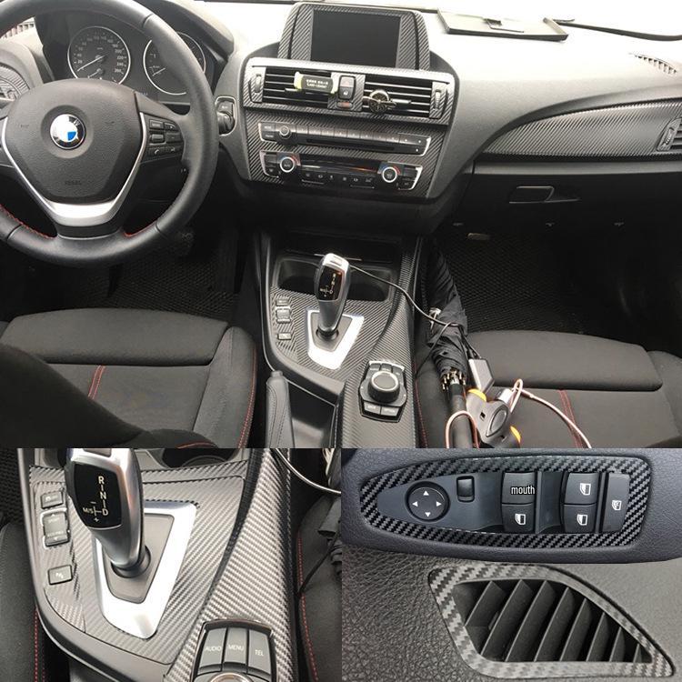 Carbon Fiber Interior Gear Shift Sticker for 12-16 BMW 1 Series F20