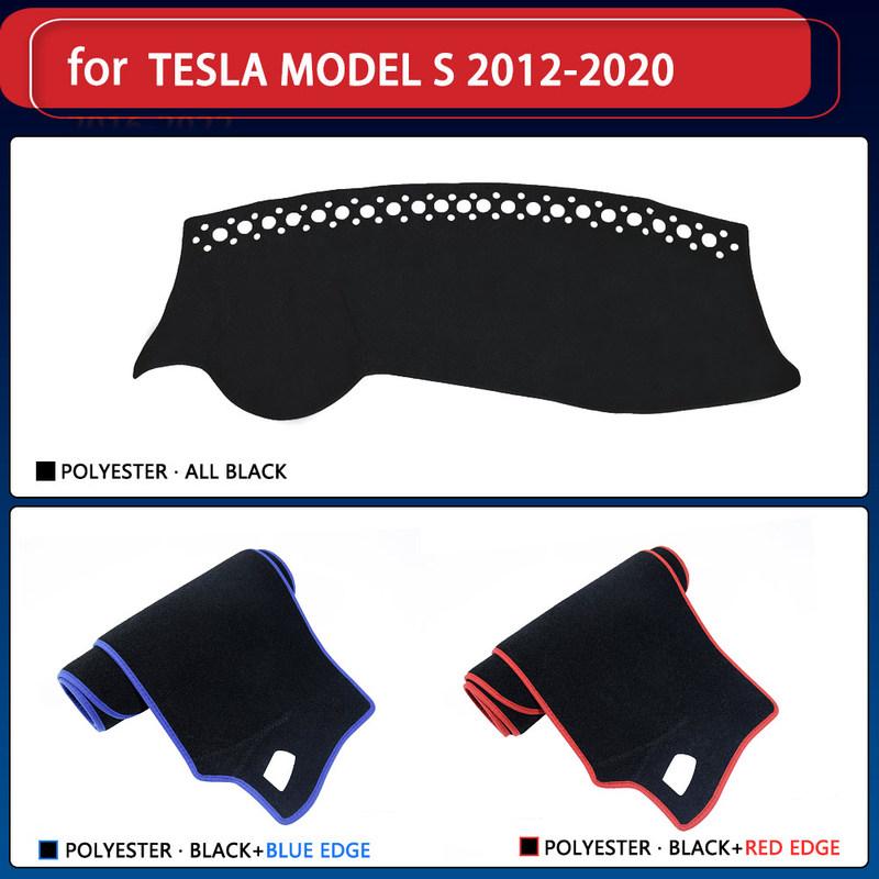 Dashboard Cover Dash Mat for Tesla Model S 2012~ Pad Cushion Sun Nonslip Parasol Accessories 2013 2014 2015 2016 2017 2018