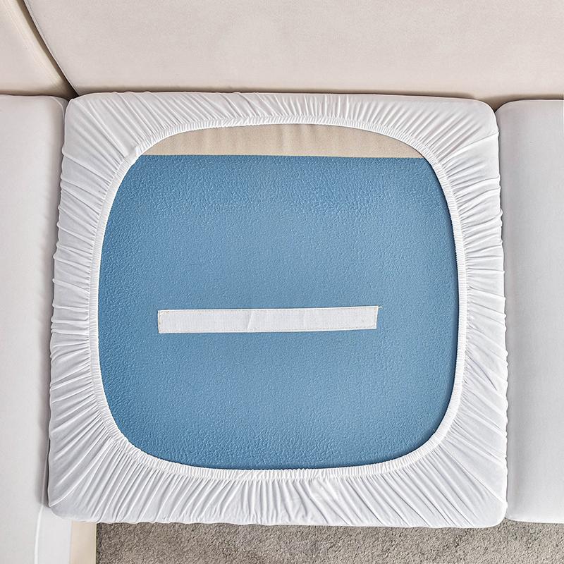 Elastic Milk Silk Sofa Cover All Season Stretch Slipcover Pet Friendly Home Protection Seat Cushion Case Breathable Decor
