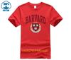 T-shirt Harvard per Adulti Bianca Manica Corta Maglietta Grafica Universitaria Per Uomini Donne