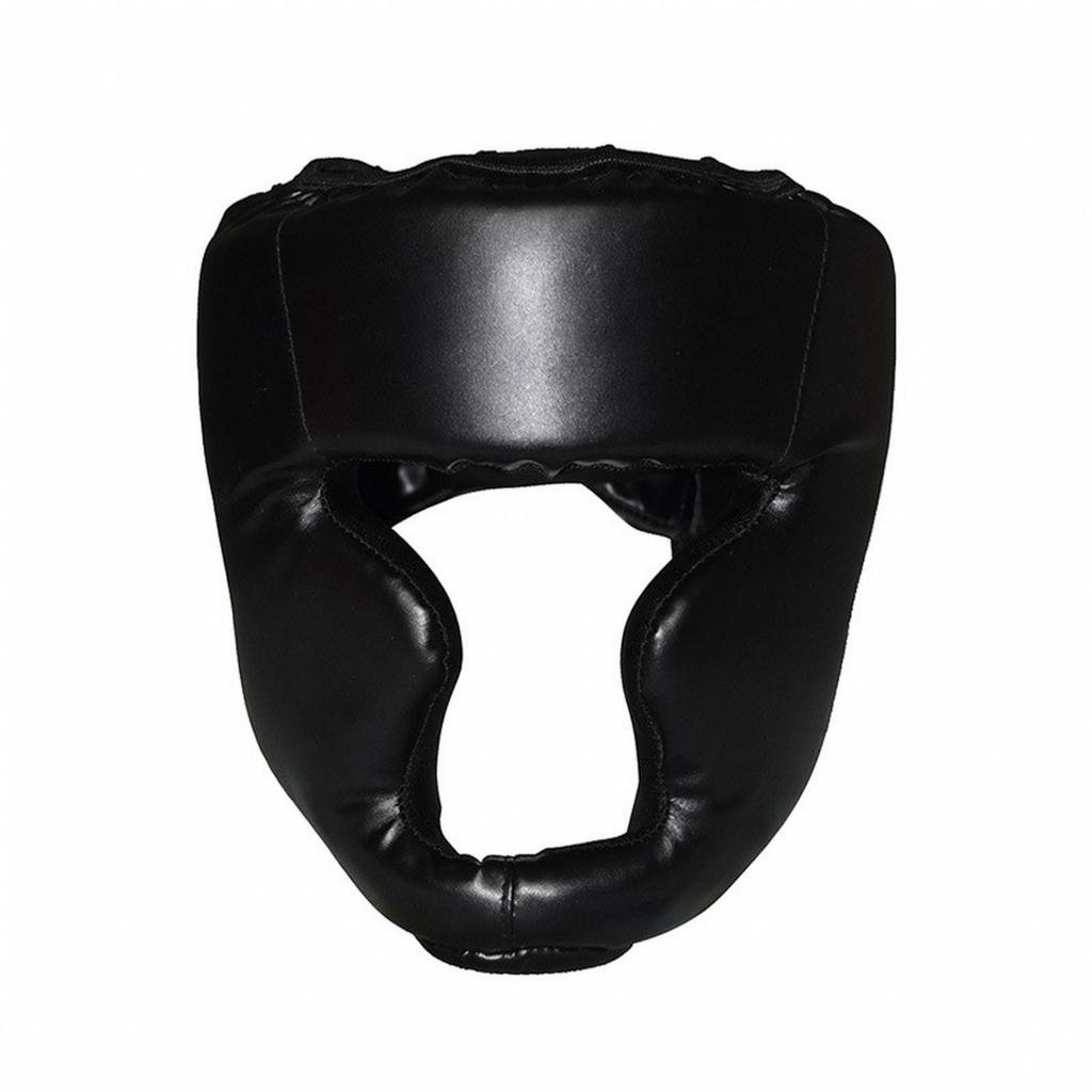 Padded Boxing Headgear Shock-Absorbing Sparring Head Guard Adjustable Guarding
