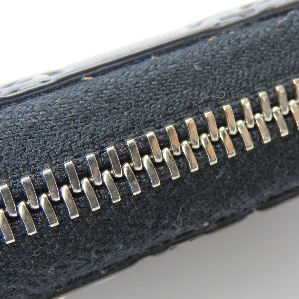 Used GUCCI Purse 473928 black Zip Around