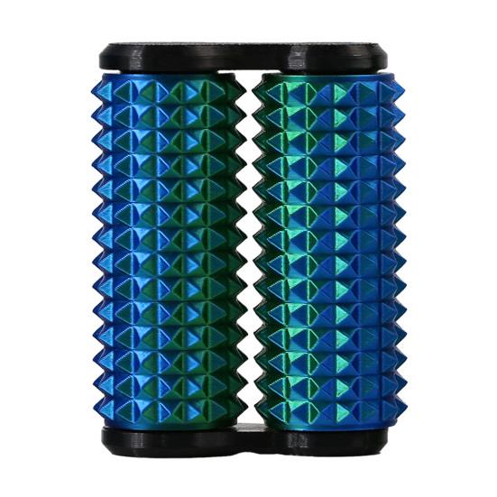 Spiky Grippie Stim Fidget Toy 3D Printed Dual Roller Hand Massager Stress Relief Pain Stimming Tool Bumpy Roller Sensory Toy