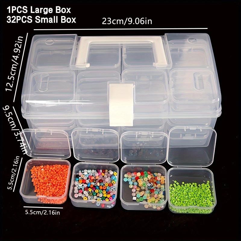 Diy Diamond Painting Embroidery Storage Box, Nail Art Jewelry Rhinestone Mosaic Storage Container, Multifunctional Storage Box