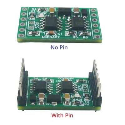 2CH 55-125℃ Modbus Temperature Sensors Module DS18B20 RS485 Adapter Board for Recorder Thermostatic Control
