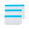 20PCS Reusable Ziplock Bags Translucent Scrub PEVA Food Storage Bags for Kitchen Fridge