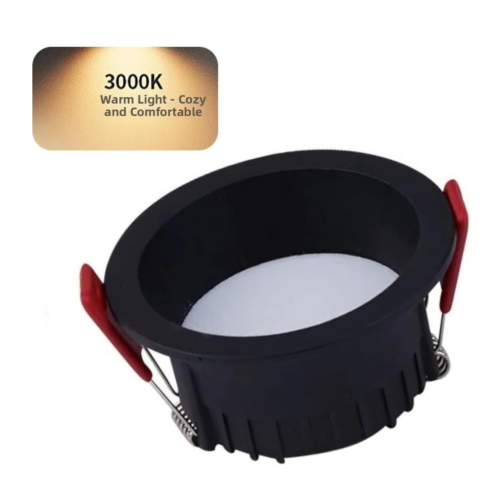 

DIY Anti-Glare Led Recessed Downlights Cold Warm White Aluminum Modern Spotlight 12W Round COB Ceiling Lamp Indoor