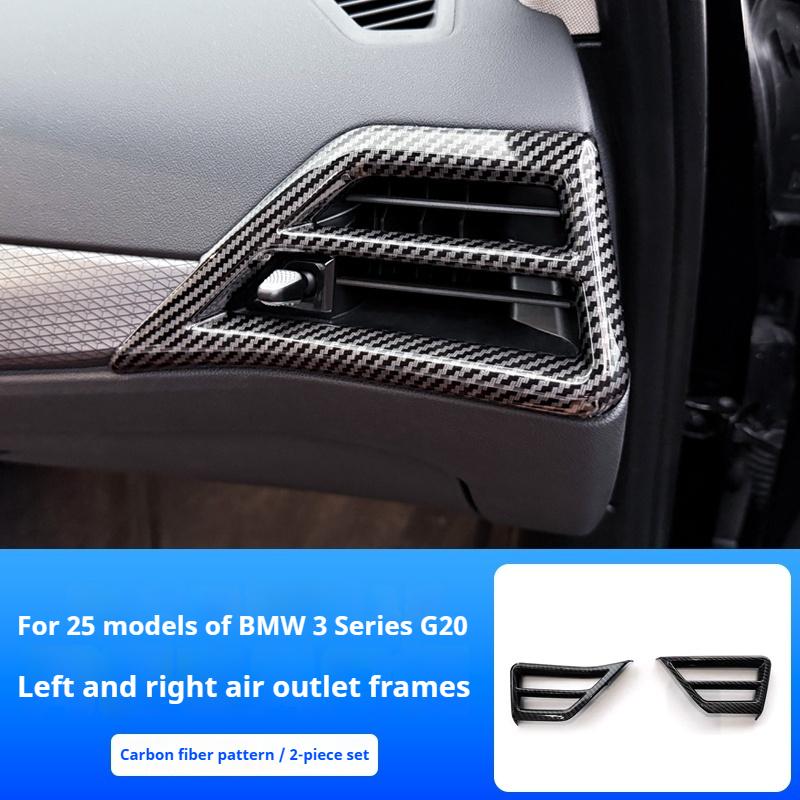 For BMW 2 3 4 Series G42 G20 G22 G23 G26 M3 G80 M4 G82 2025 Car Dashboard Panel Side Air Condition Vent Outlet Cover Trim