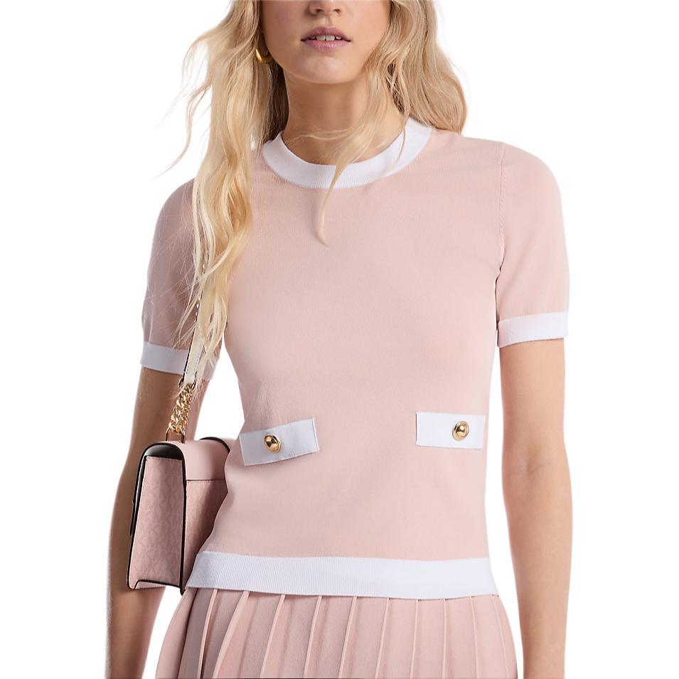 Michael Kors Color Block Round Neck