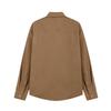 Classic Spring and Autumn Red Heart Embroidered Casual Cotton Solid Color Long Sleeve Shirt On the Chest
