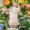 Spring & Autumn 2025 Hanfu Vest Dress Set: Fairy Princess Chinese Style for Girls
