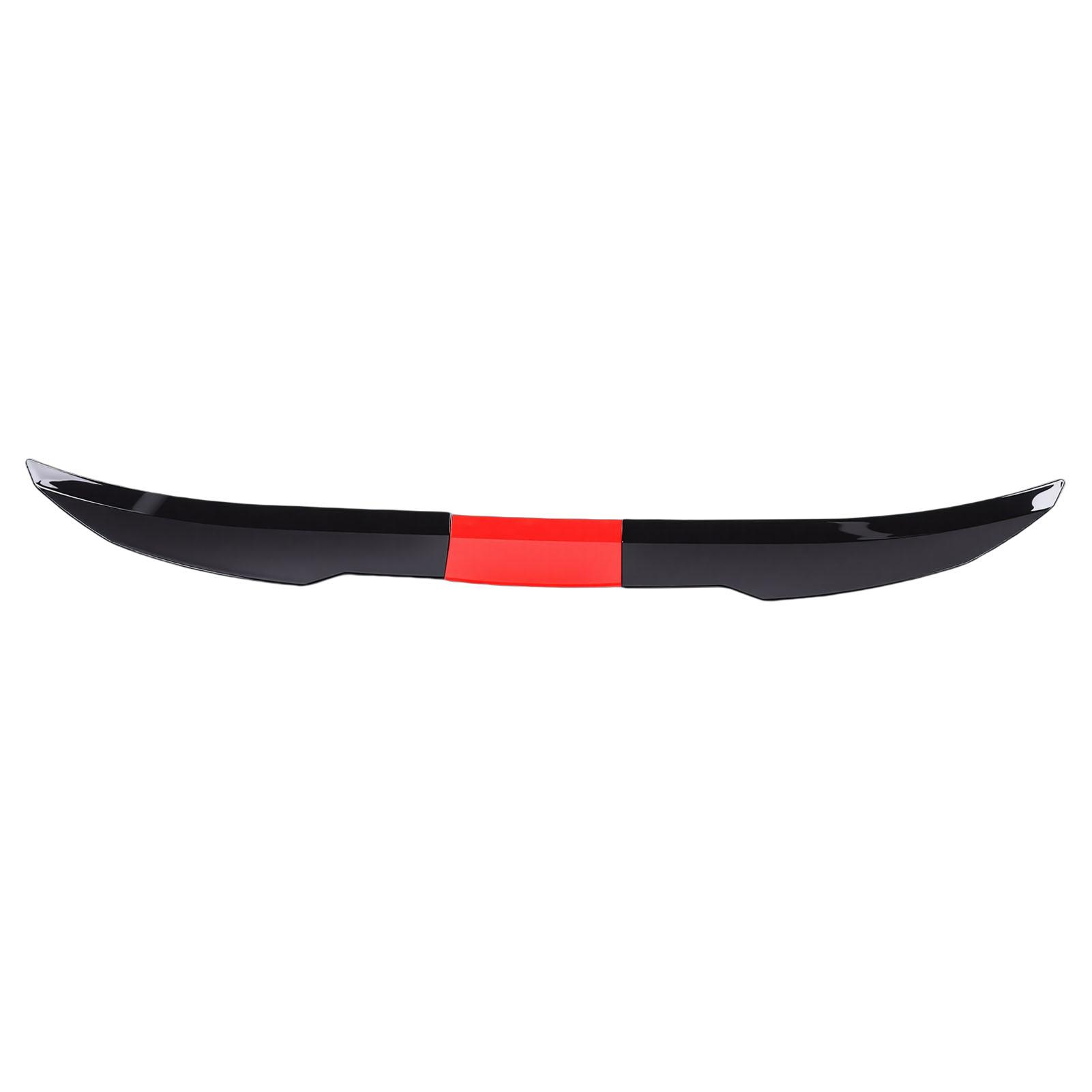 

Car Rear Tail Trunk Spoiler Universal 117 128cm Adjustable Strong Adhesion Trunk Lid Spoiler Wing Glossy Black Red