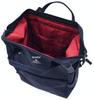 Large Water Heathered Navy [Anello] Capacity, Repellent, Clasp, Backpack, Daypack, GU-B3013,