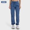 High Waist Loose Trousers Women's Ice-feeling Quick-drying Casual Woven Sweatpants Running Two Wear Fitness Wide-leg Pants SS