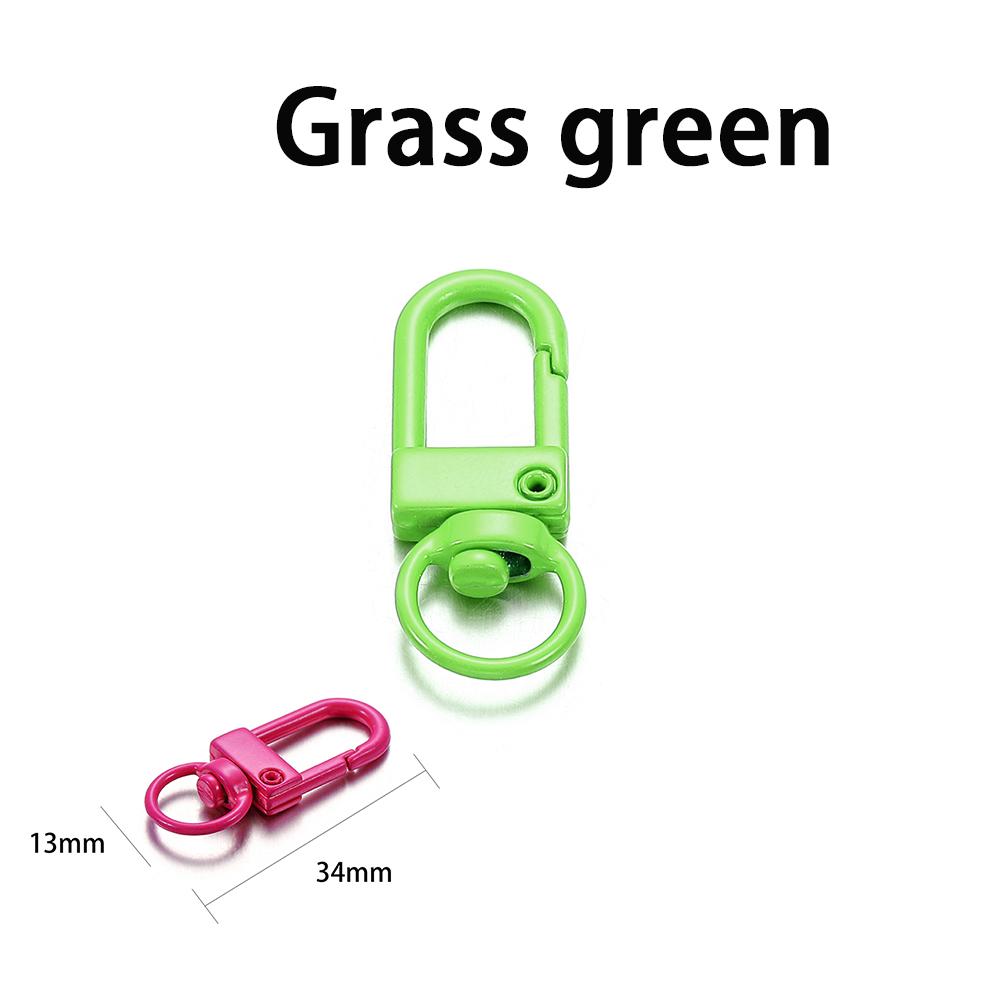 10pcs/lot 12*33mm Dog Buckle Zinc Alloy Bag Hook Buckle Key Ring Connectors For DIY Jewelry Making Supplies