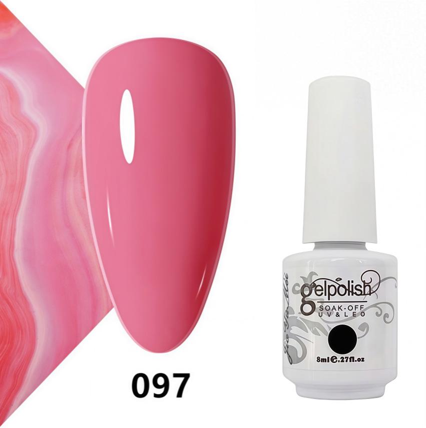Amber Gel Polish Set: Gel Polish Manicure Kit with Whitening, Base Coat, and Sealer.