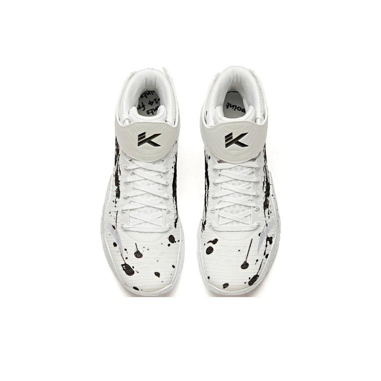 Anta Thompson KT3 High-Top Basketball Shoes Men Sneakers White Black 11941103S-1