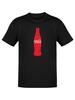 Officially Licensed Coca-Cola Classic Red Bottle Graphic Logo Mens T-shirt