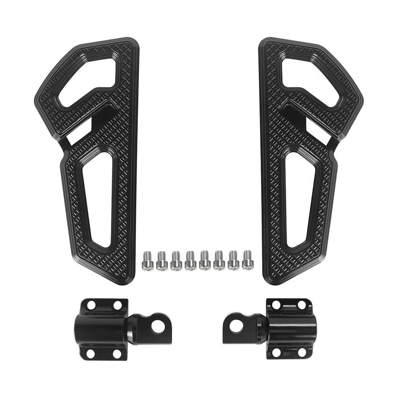 Motorcycle Passenger Floorboard Aluminum Rear Pedal Footpegs Footboard For Harley Touring FLHR Street Electra Glide FLTR Softail